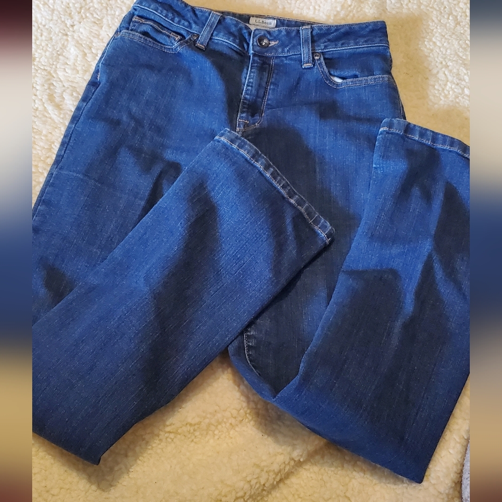 L l bean classic fit jeans sz4